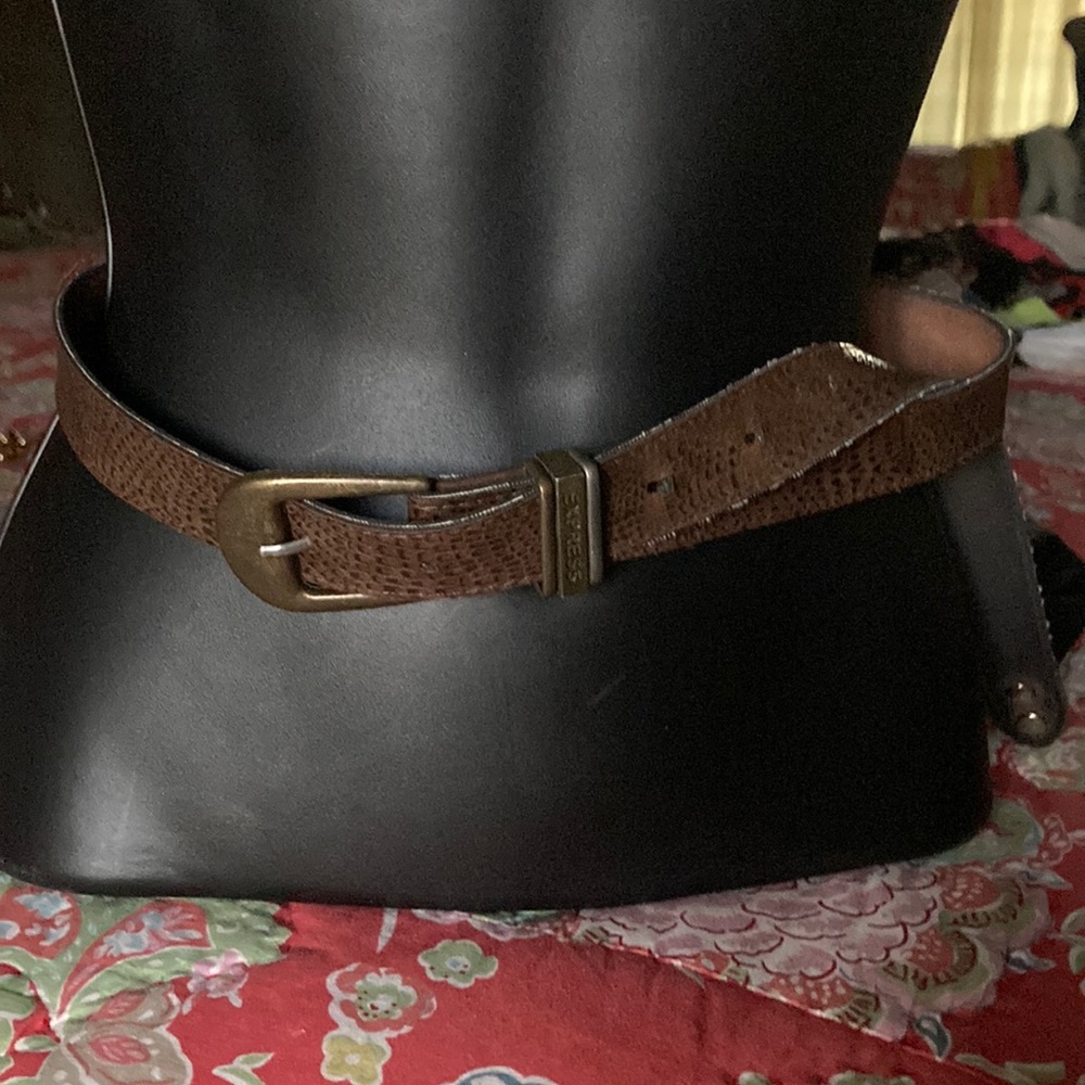 Express leather belt